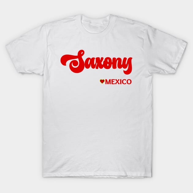 Saxony: I love Germany  Deutschland T-Shirt by teezeedy